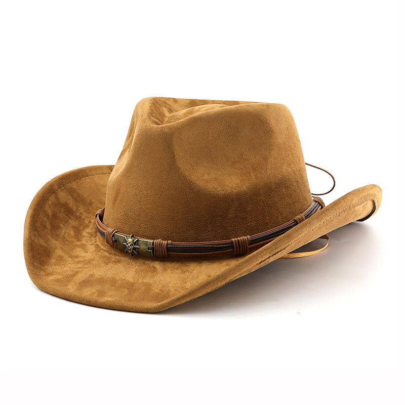 Erkekler ve Kadınlar İçin Süet - Cowboy Hat Straw incelemesi ve fiyatı