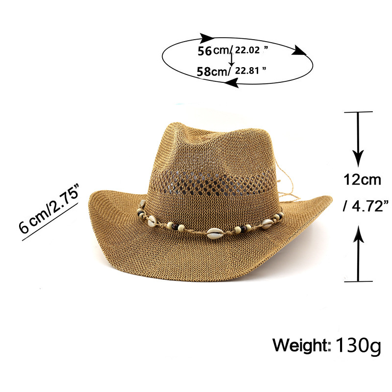 2026 yeni yaz nefes alabilen h - Cowboy Hat Straw incelemesi ve fiyatı